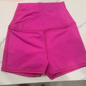 Vibrant Pink Women's Athletic Shorts